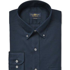 Club Room Wrinkle Resistant Deep Ocean Shirt